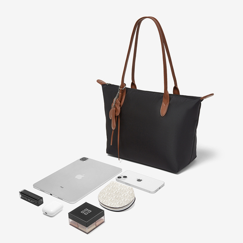 百思图2025夏季新款商场同款简约时尚托特包单肩包女RX371BX5