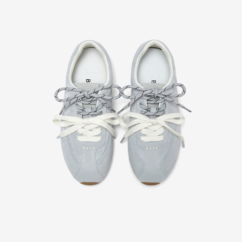 百思图2025秋季新款时尚复古运动德训鞋平跟女休闲鞋D3155CM5