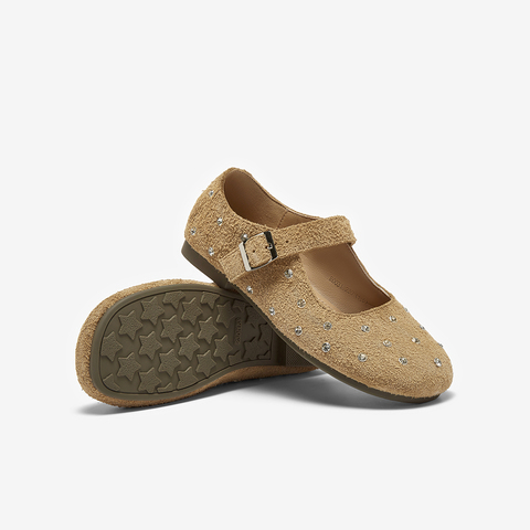 百思图2025秋季新款时尚简约休闲玛丽珍鞋平跟女单鞋R0031CQ5