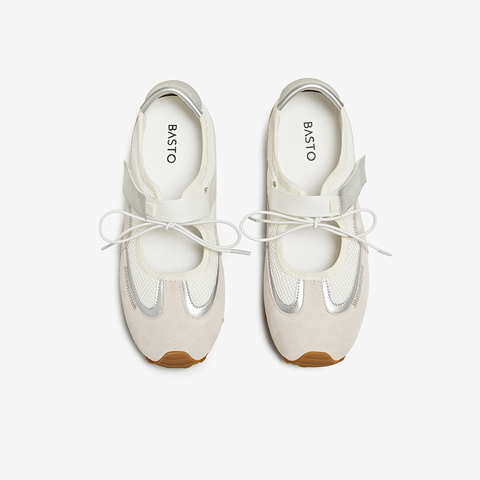 百思图2025秋季新款时尚复古休闲玛丽珍芭蕾舞鞋女单鞋D3138CM5