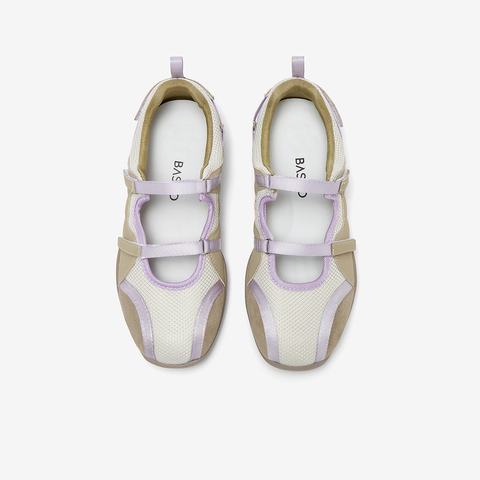 百思图2025夏季新款简约复古休闲芭蕾舞鞋平跟女单鞋B1110BQ5