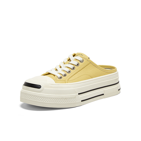 百思图2025夏季新款时尚户外运动休闲小白拖厚底女拖鞋D3081BH5