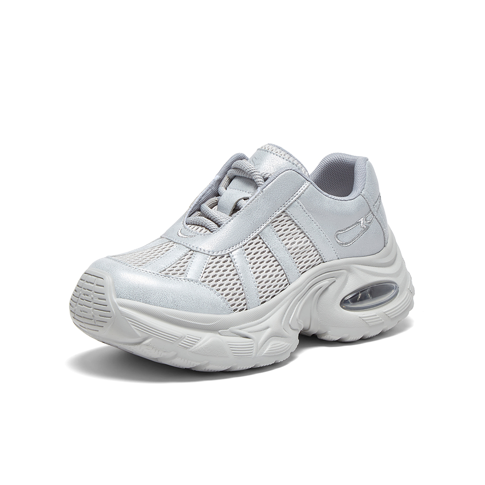 百思图2025秋季新款商场同款时尚厚底增高老爹鞋女休闲鞋B1883CM5