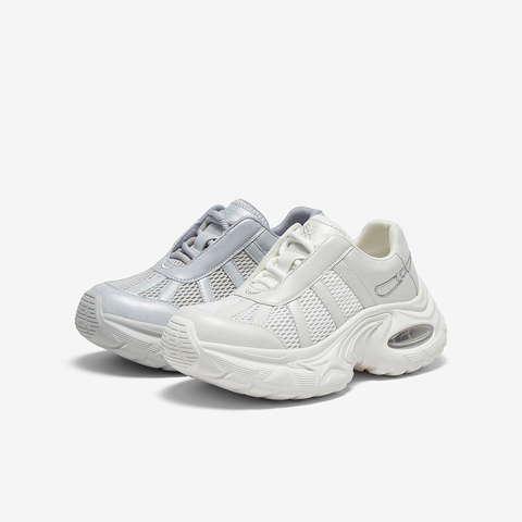 百思图2025秋季新款商场同款时尚厚底增高老爹鞋女休闲鞋B1883CM5