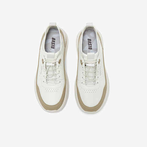 百思图2025夏季新款时尚简约街头运动厚底男休闲鞋W9736BM5