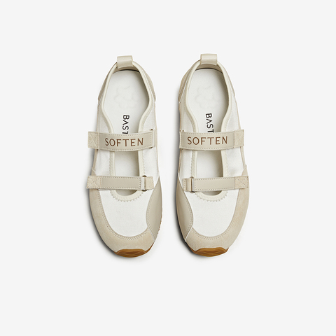 百思图2025夏季新款时尚潮流休闲玛丽珍芭蕾舞鞋女单鞋D3085BQ5