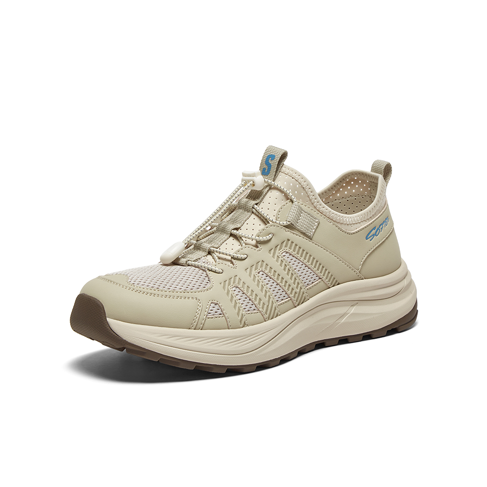 百思图2025夏季新款时尚户外潮流运动厚底男休闲鞋B2010BL5