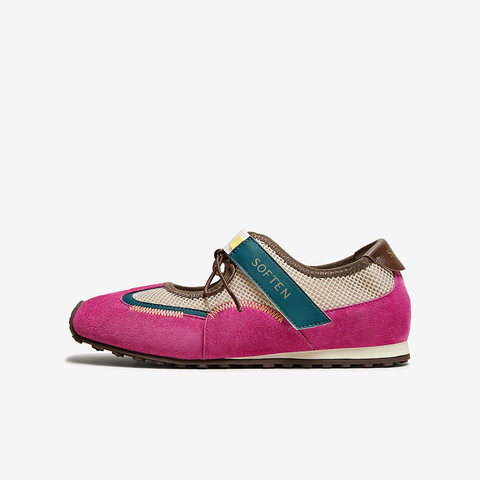 百思图2025秋季新款时尚复古休闲玛丽珍芭蕾舞鞋女单鞋D3138CM5