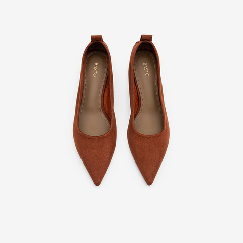 百思图2025秋季新款浅口单鞋时尚潮流通勤尖头细跟女鞋B1791CQ5