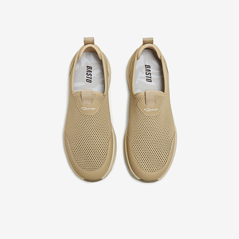 百思图2025夏季新款简约户外休闲运动布鞋厚底男休闲鞋W9836BM5