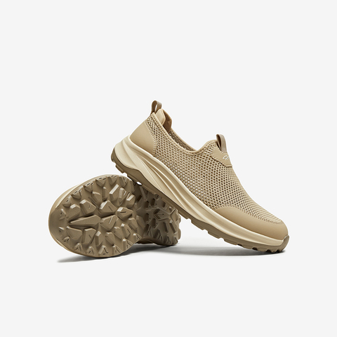 百思图2025夏季新款简约户外休闲运动布鞋厚底男休闲鞋W9836BM5