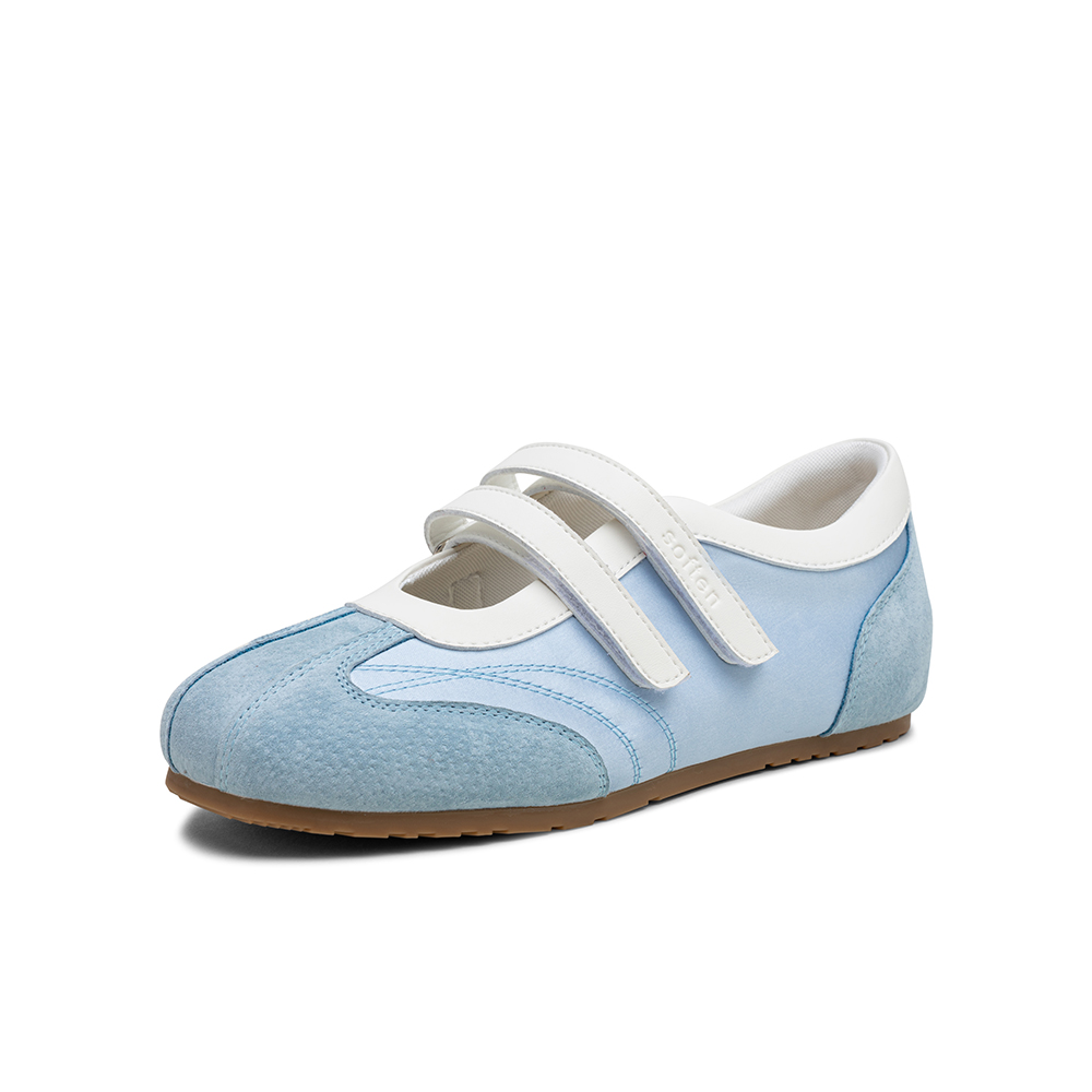 百思图2025秋季新款芭蕾舞鞋时尚运动休闲平跟女单鞋A1942CQ5