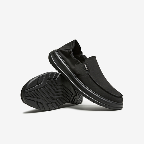 百思图2025夏季新款简约时尚通勤布鞋厚底男休闲鞋L3318BM5