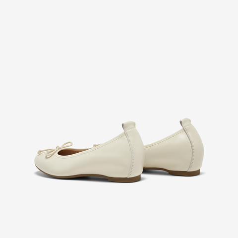 百思图2025秋季新款平跟单鞋时尚蝴蝶结浅口女单鞋CL993CQ5