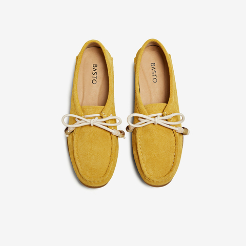 百思图2025秋季新款袋鼠鞋时尚复古潮流厚底女单鞋UPF05CA5