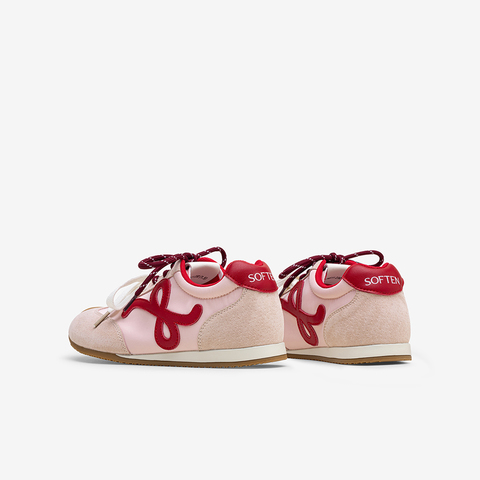 百思图2025秋季新款德训鞋时尚潮流街头复古女休闲鞋CN611CM5