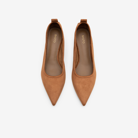 百思图2025秋季新款浅口单鞋时尚潮流通勤尖头细跟女鞋B1791CQ5