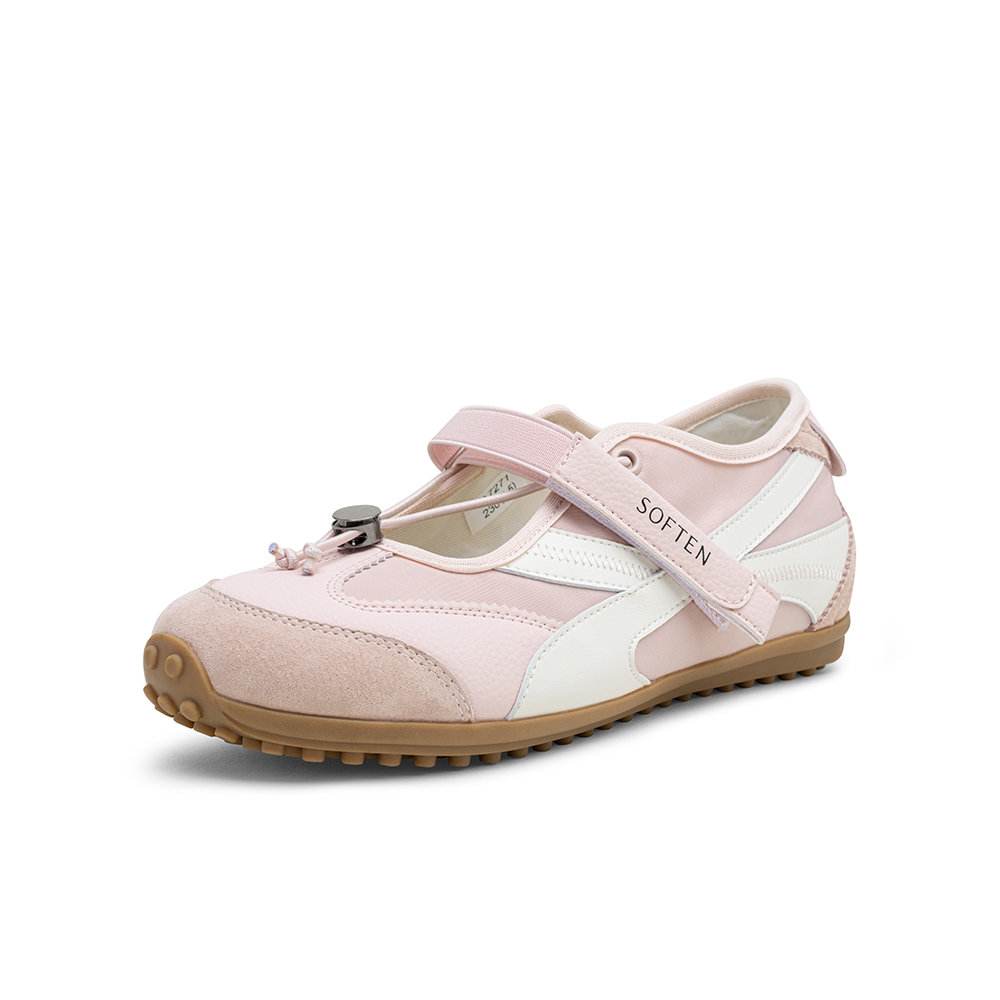 百思图2025秋季新款芭蕾舞鞋时尚潮流户外休闲女单鞋A7271CQ5