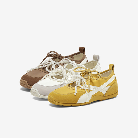 百思图2025秋季新款时尚复古户外运动德训鞋女休闲鞋A9002CM5