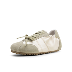 百思图2025秋季新款德训鞋时尚街头潮流运动女休闲鞋D3223CM5