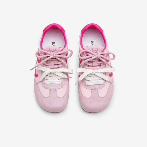 百思图2025秋季新款德训鞋时尚复古街头运动女休闲鞋D3203CM5