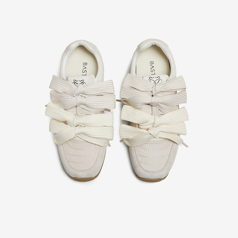 百思图2025夏季新款时尚简约复古运动德训鞋女休闲鞋A5313BM5