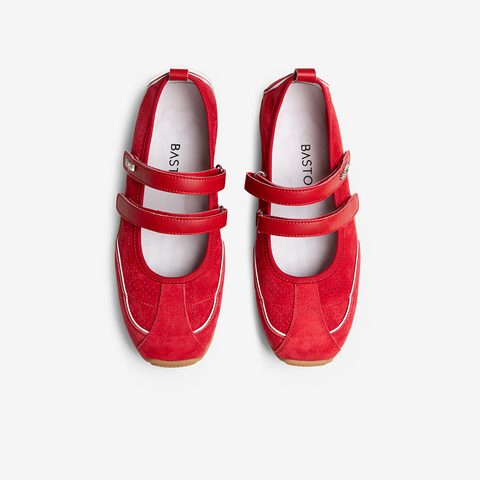 百思图2025秋季新款芭蕾玛丽珍时尚休闲浅口女单鞋D3222CQ5