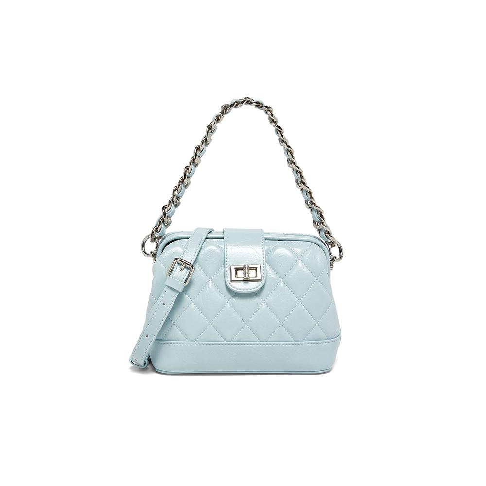 百思图2025夏季新款商场同款绗缝包时尚通勤单肩斜挎包女TY004BX5