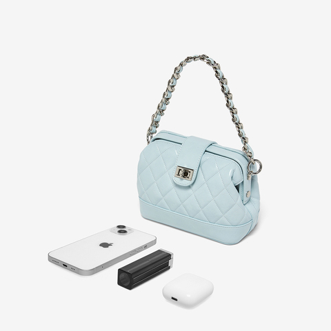 百思图2025夏季新款商场同款绗缝包时尚通勤单肩斜挎包女TY004BX5