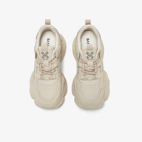 百思图2025秋季新款潮流街头运动老爹鞋厚底增高女休闲鞋D3105CM5