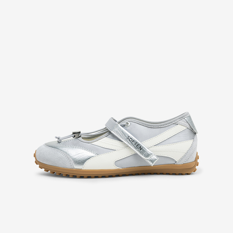 百思图2025秋季新款芭蕾舞鞋时尚潮流户外休闲女单鞋A7271CQ5