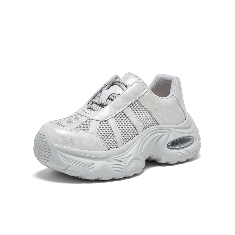 百思图2025秋季新款老爹鞋时尚街头运动厚底男休闲鞋50218CM5