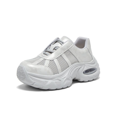 百思图2025秋季新款老爹鞋时尚街头运动厚底男休闲鞋50218CM5