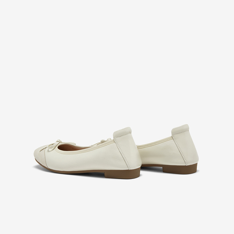 百思图2025秋季新款单鞋时尚蝴蝶结简约通勤女鞋C2201CQ5