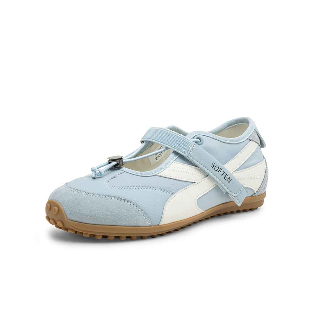 百思图2025秋季新款芭蕾舞鞋时尚潮流户外休闲女单鞋A7271CQ5