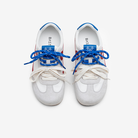 百思图2025秋季新款德训鞋时尚复古街头运动女休闲鞋D3203CM5