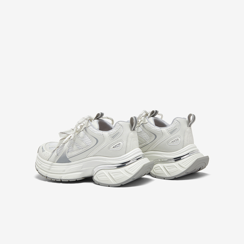 百思图2025秋季新款时尚运动老爹鞋厚底增高女休闲鞋B8662CM5