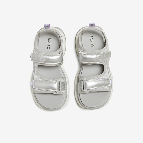 百思图2025夏季新款时尚潮流街头老爹运动凉厚底女凉鞋D3159BL5