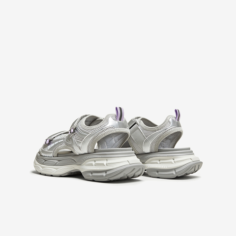 百思图2025夏季新款时尚潮流街头老爹运动凉厚底女凉鞋D3159BL5