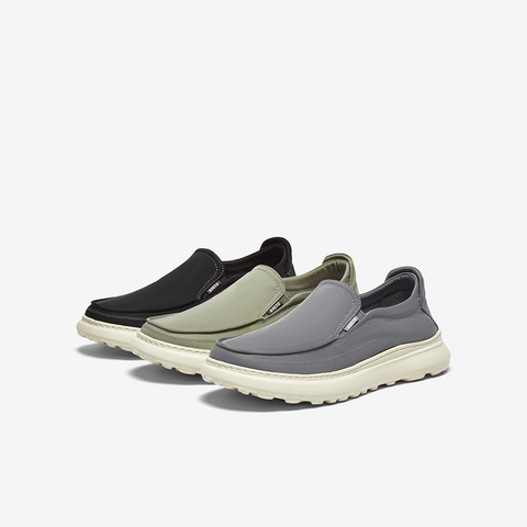 百思图2025夏新款简约时尚运动通勤布鞋厚底圆头男休闲鞋L6291BM5