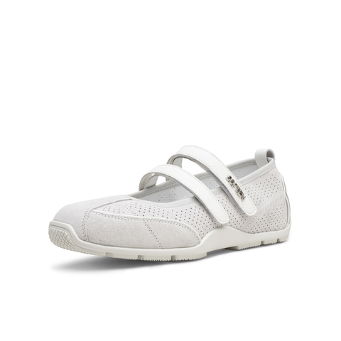 百思图2025秋季新款芭蕾玛丽珍时尚休闲浅口女单鞋D3222CQ5