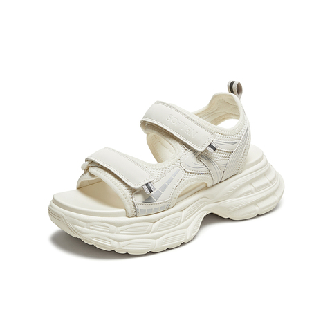 百思图2025夏季新款时尚潮流街头老爹运动凉厚底女凉鞋D3159BL5