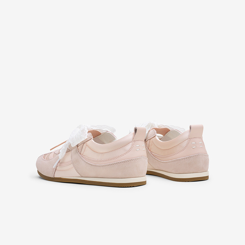 百思图2025秋新款商场同款猪芭蕾舞鞋时尚复古休闲女单鞋I7105CQ5