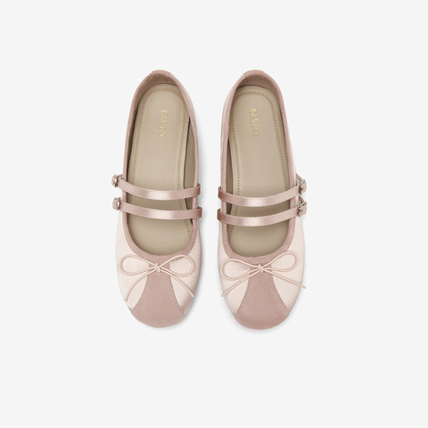 百思图2025秋季新款玛丽珍鞋时尚复古浅口粗跟女单鞋B8017CQ5