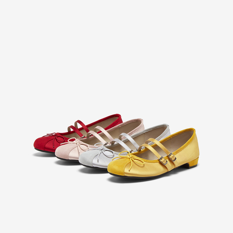 百思图2025秋季新款玛丽珍鞋时尚复古浅口粗跟女单鞋B8017CQ5