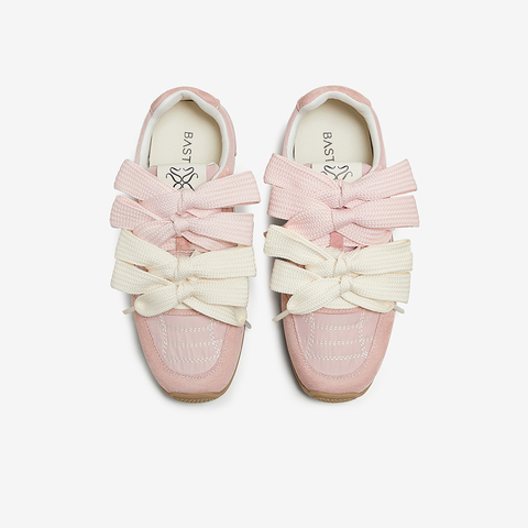 百思图2025夏季新款时尚简约复古运动德训鞋女休闲鞋A5313BM5