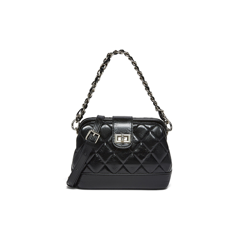 百思图2025夏季新款商场同款绗缝包时尚通勤单肩斜挎包女TY004BX5