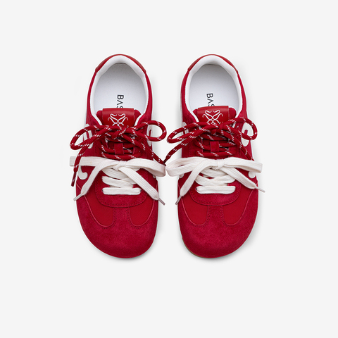 百思图2025秋季新款德训鞋时尚复古街头运动女休闲鞋D3203CM5