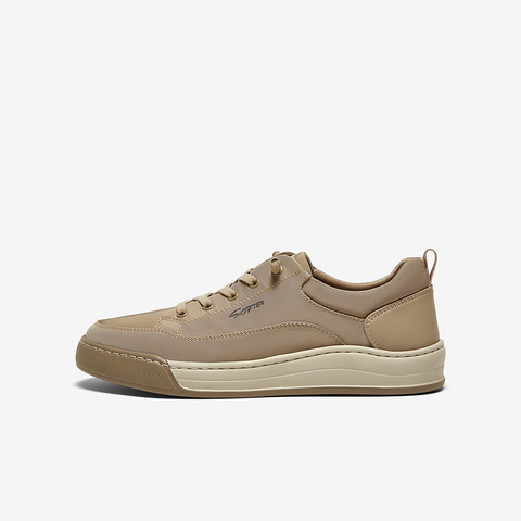 百思图2025夏季新款简约户外运动板鞋平跟圆头男休闲鞋L8300BM5