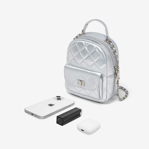 百思图2025夏季新款商场同款背包时尚休闲双肩包女TY006BX5